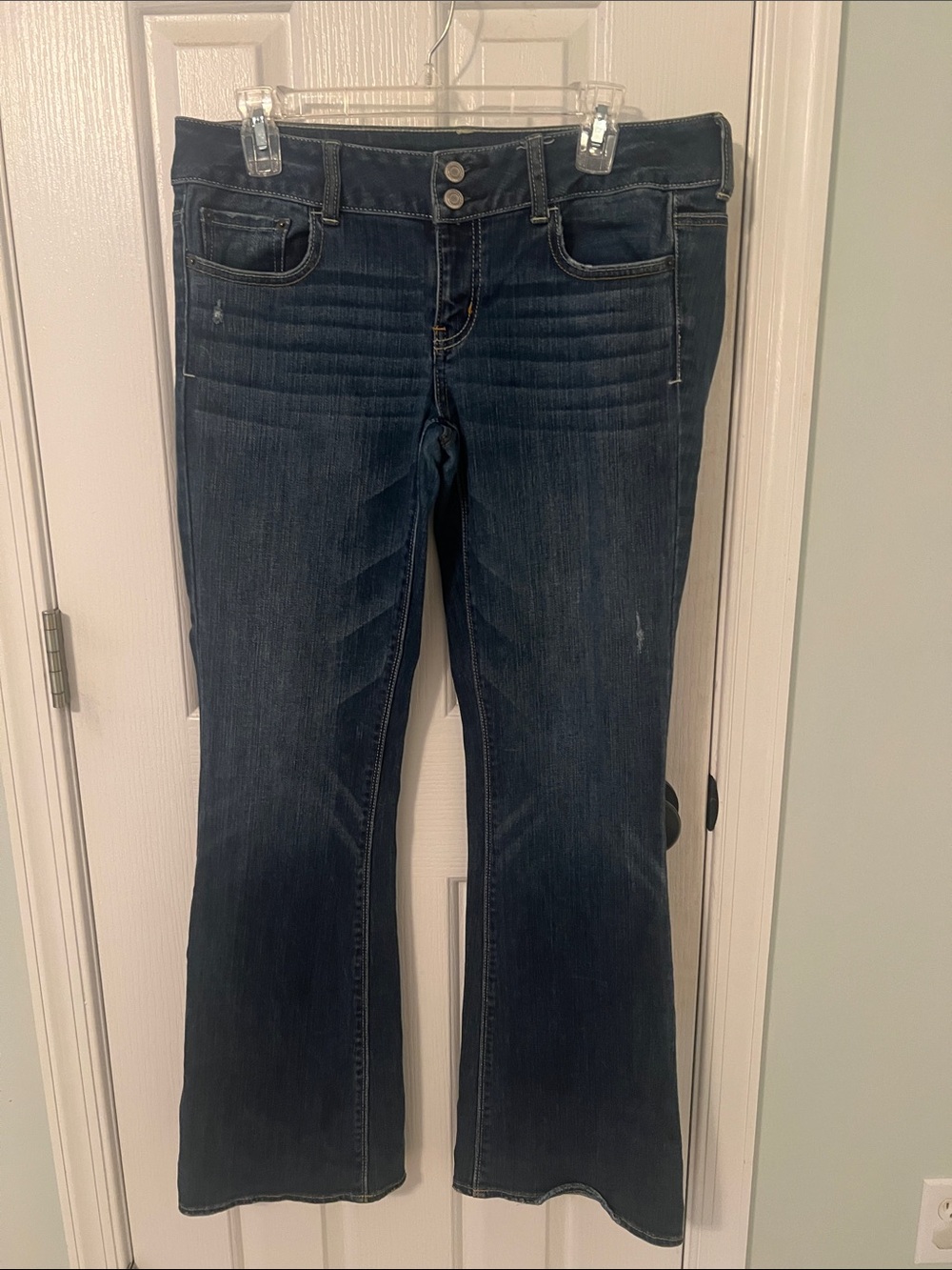 American Eagle Outfitters Dark Blue Flare Jeans